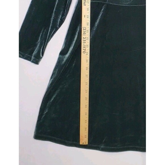 Old Navy Velvet Dress XL Empire Square Neck Mini - Picture 5 of 9